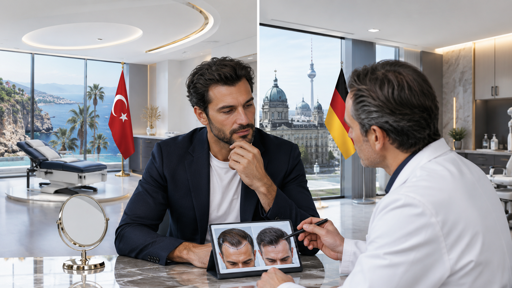 Haartransplantation in der Türkei oder in Deutschland?