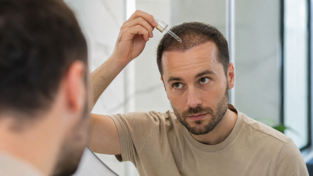 Minoxidil nach einer Haartransplantation