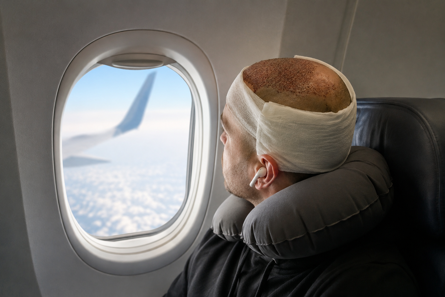 Flying After Hair Transplant