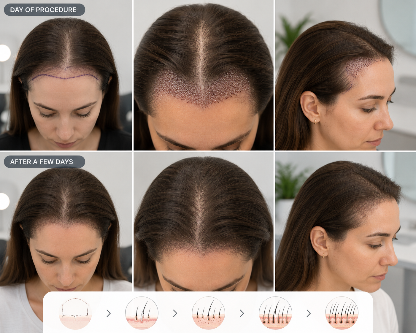 Women Hair Transplant Results