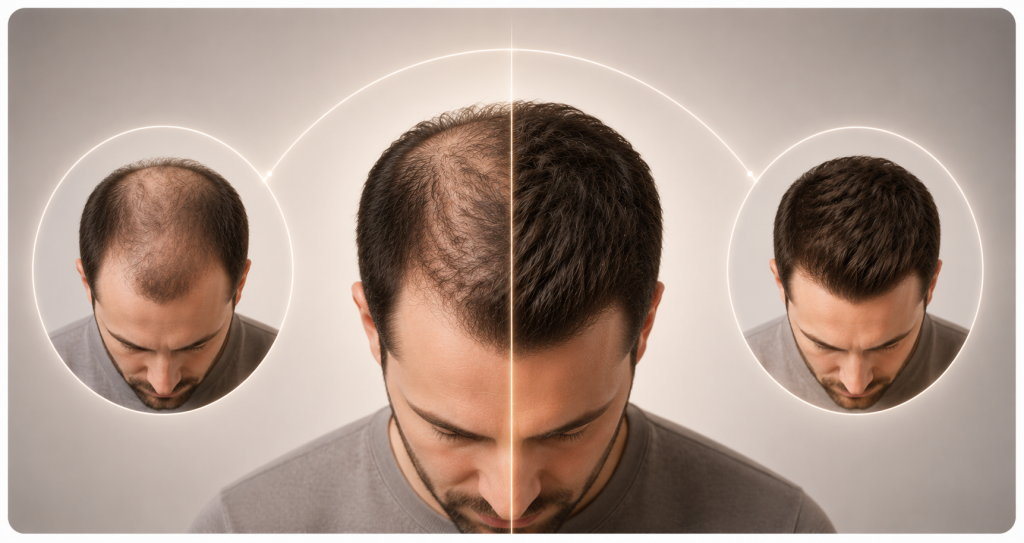 Hair Transplant Before and After