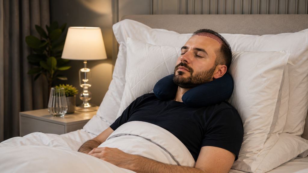 Sleeping After Hair Transplant